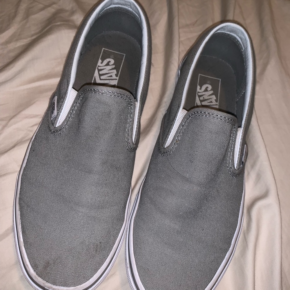Grey Slip-on Vans